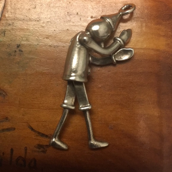 RARE! Sterling silver Pinocchio movable charm - Picture 2 of 5